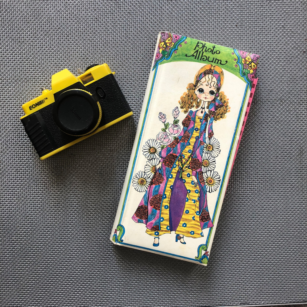 1970s Polaroid Mini Snap Fuji Instax Photo Album